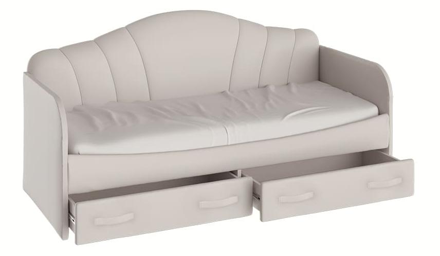 Сабрина ТД-307.12.02 Кровать с мягкой спинкой и ящиками (900)