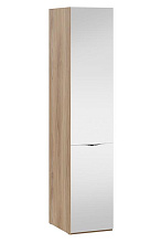 Глосс СМ-319.07.112 Шкаф для белья с зеркальной дверью