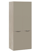 Глосс СМ-319.07.211 Шкаф для одежды с 2 дверями со стеклом