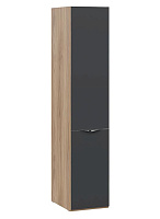 Глосс СМ-319.07.111 Шкаф для белья со стеклянной дверью