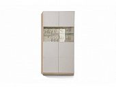 Энни Ш2С (Ш2) шкаф 2-х створчатый со стеклянными дверцами 