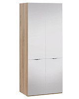 Глосс СМ-319.07.212 Шкаф для одежды с 2 зеркальными дверями